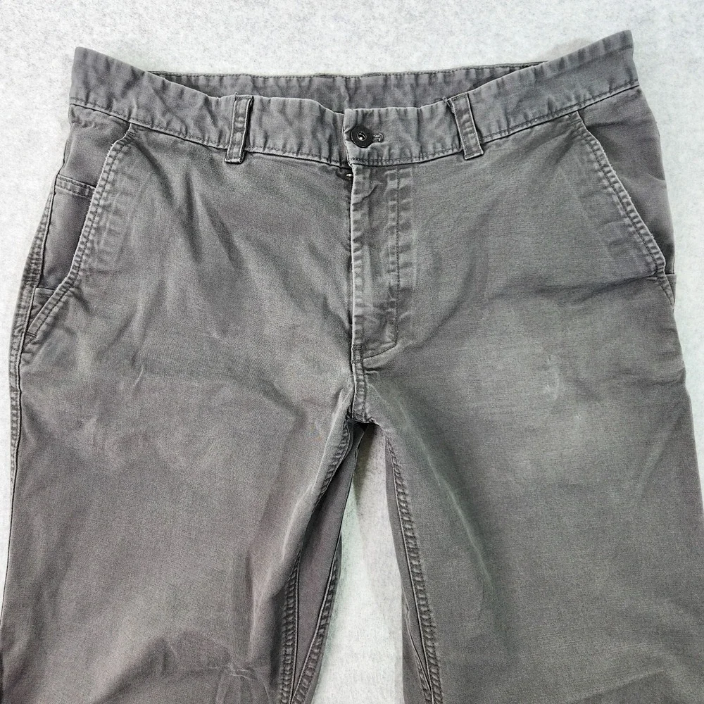 North Face Hiking Pants Men 36x30 Performance Zip Pocket‎ Stretch Cotton Blend